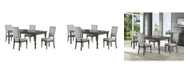 Furniture Linett 5-Pc Dining ( Table + 4  Upholstered Side Chairs)